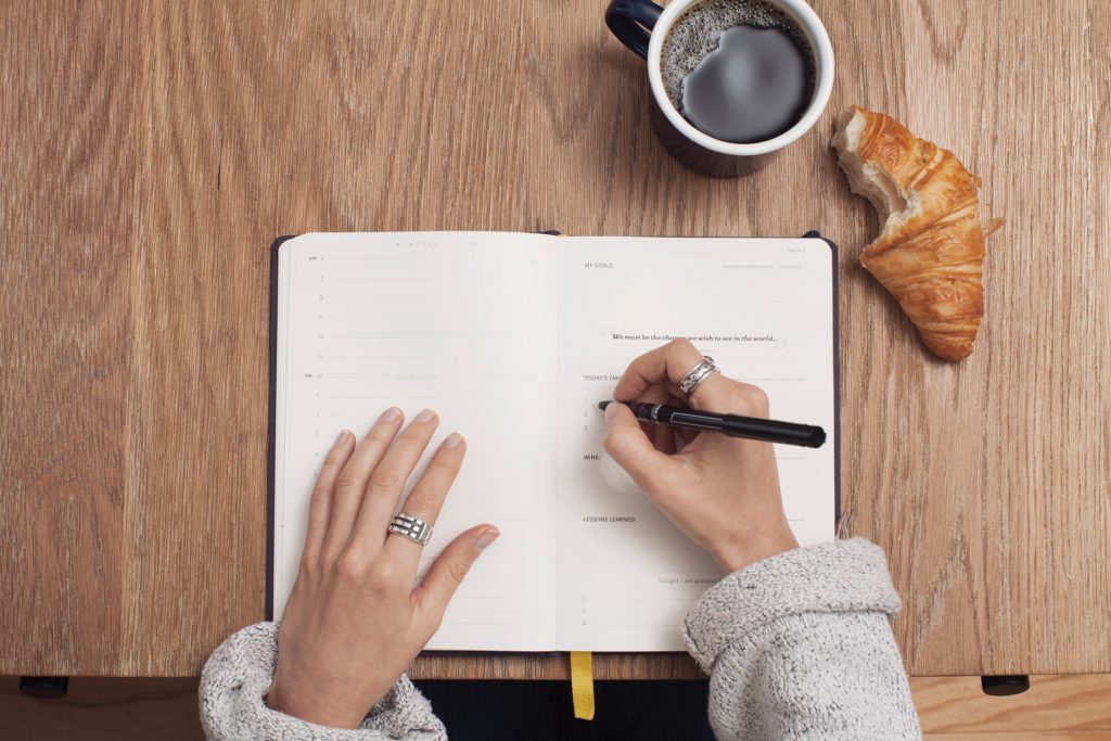 journalling system support goals progress track 